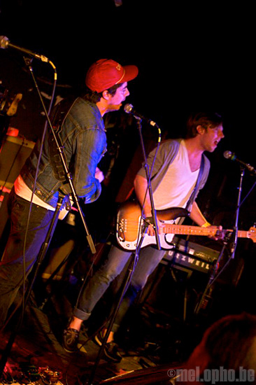 Delta Spirit at Middle East Downstairs, October 10, 2008. Photo by Beth Freeman Doreian.