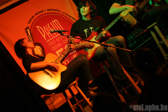 Mieka Pauley at Club Passim, October 25, 2008. Photo by Jenny Rushlow.