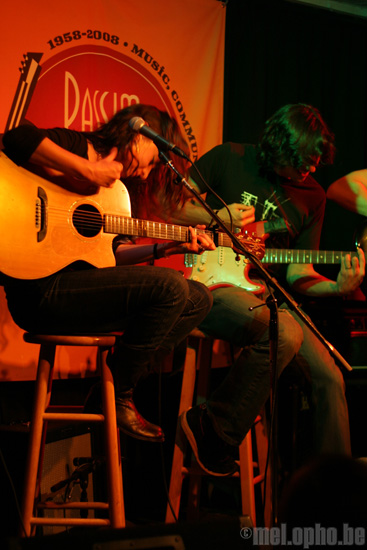 Mieka Pauley at Club Passim, October 25, 2008. Photo by Jenny Rushlow.