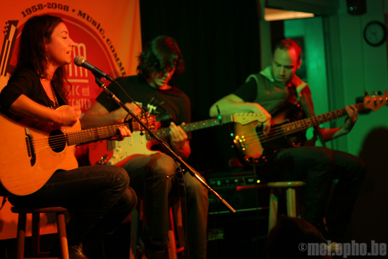 Mieka Pauley at Club Passim, October 25, 2008. Photo by Jenny Rushlow.