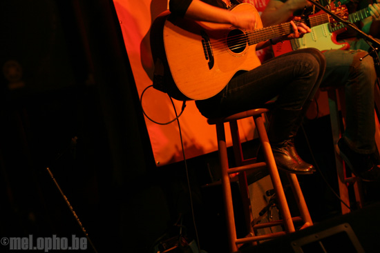Mieka Pauley at Club Passim, October 25, 2008. Photo by Jenny Rushlow.