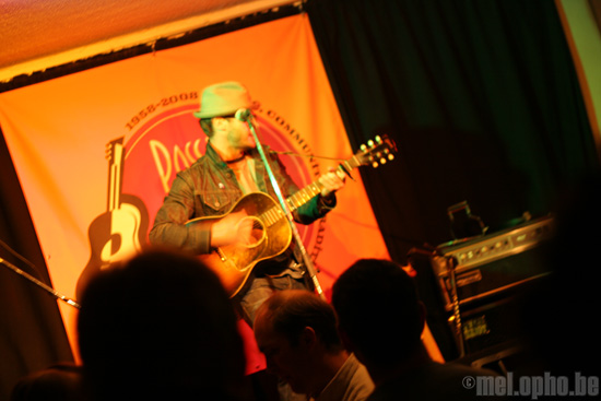 Josh Joplin at Club Passim, October 25, 2008. Photo by Jenny Rushlow.