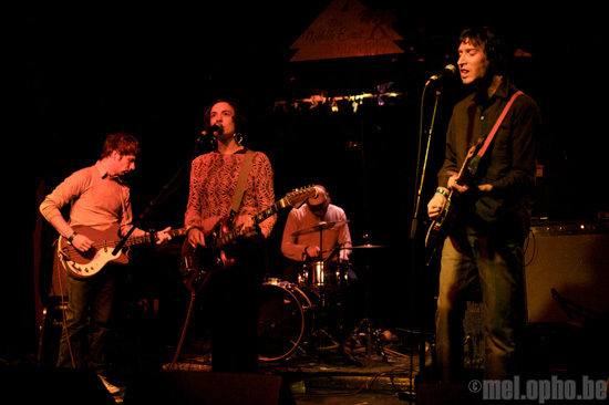 Hands and Knees at Middle East Upstairs, October 26, 2008. Photo by Beth Freeman Doreian.