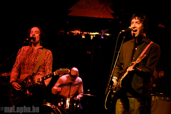 Hands and Knees at Middle East Upstairs, October 26, 2008. Photo by Beth Freeman Doreian.
