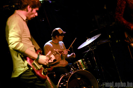 Hands and Knees at Middle East Upstairs, October 26, 2008. Photo by Beth Freeman Doreian.