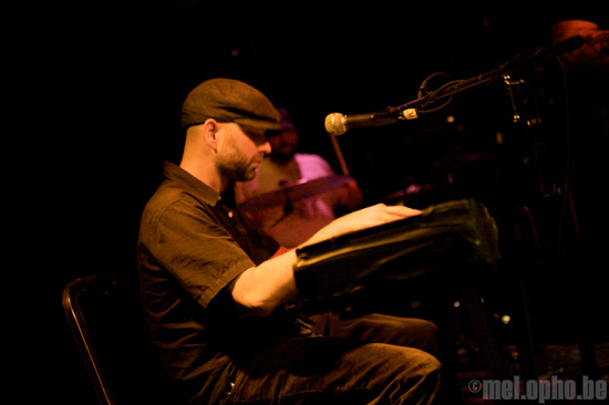 MG Lederman at Middle East Upstairs, October 26, 2008. Photo by Beth Freeman Doreian.