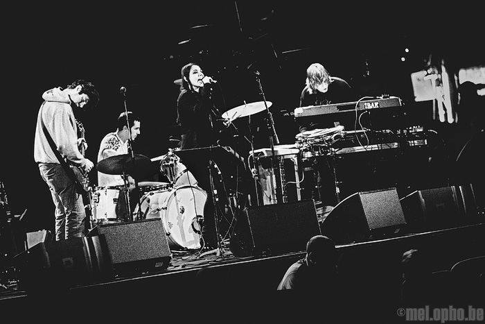 Gang Gang Dance at Orpheum Theatre, October 30, 2008. Photo by Joshua Bean.