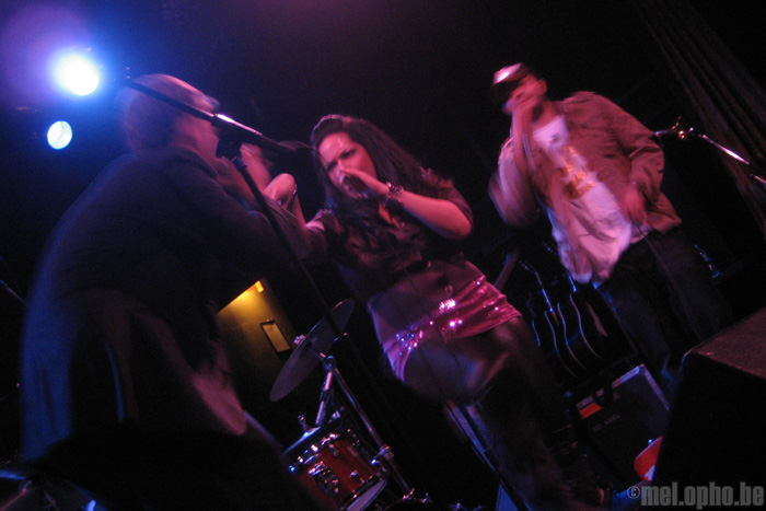 Emergency Service at Bowery Ballroom, November 3, 2008. Photo by Anna Gillespie.