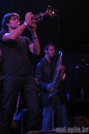 Emergency Service at Bowery Ballroom, November 3, 2008. Photo by Anna Gillespie.