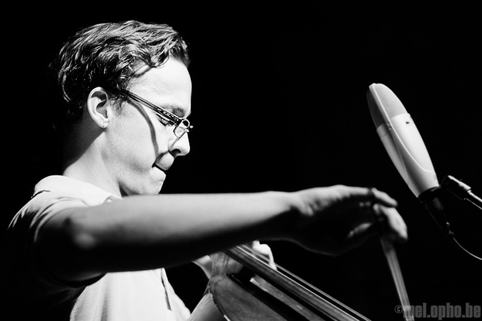 Ben Sollee at Great Scott, November 13, 2008. Photo by Joshua Bean.