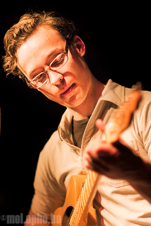 Ben Sollee at Great Scott, November 13, 2008. Photo by Joshua Bean.
