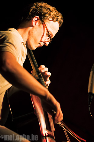 Ben Sollee at Great Scott, November 13, 2008. Photo by Joshua Bean.