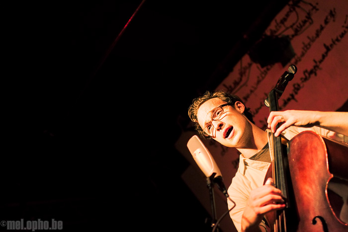 Ben Sollee at Great Scott, November 13, 2008. Photo by Joshua Bean.
