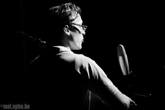 Ben Sollee at Great Scott, November 13, 2008. Photo by Joshua Bean.