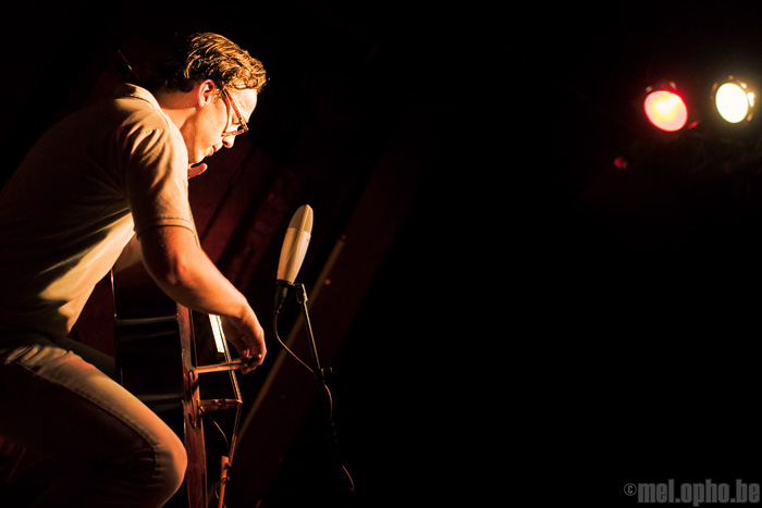 Ben Sollee at Great Scott, November 13, 2008. Photo by Joshua Bean.