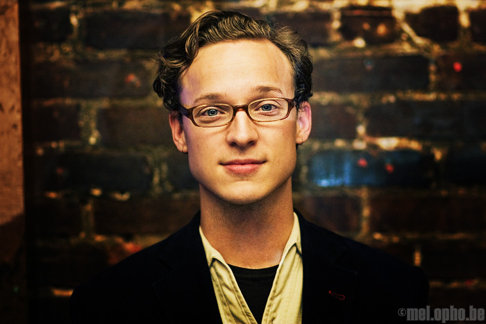 Ben Sollee at Great Scott, November 13, 2008. Photo by Joshua Bean.