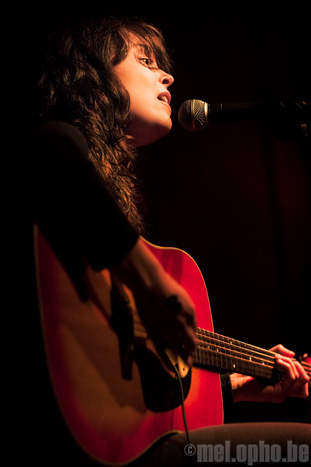 Kim Taylor at Great Scott, November 13, 2008. Photo by Joshua Bean.