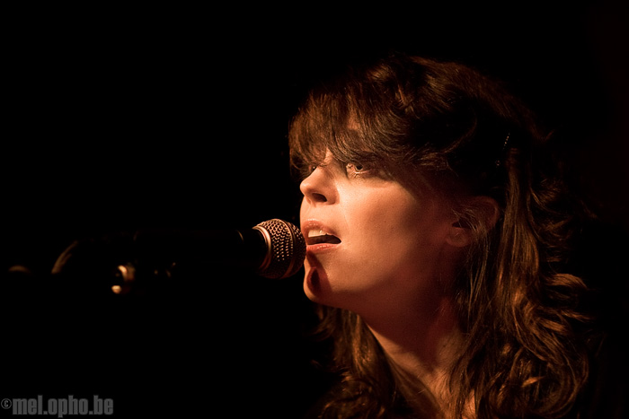 Kim Taylor at Great Scott, November 13, 2008. Photo by Joshua Bean.