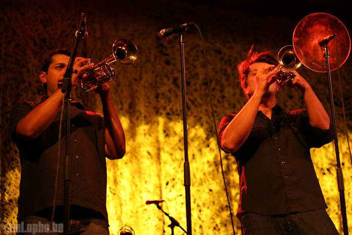 Calexico at Somerville Theatre, November 16, 2008. Photo by Jenny Rushlow.