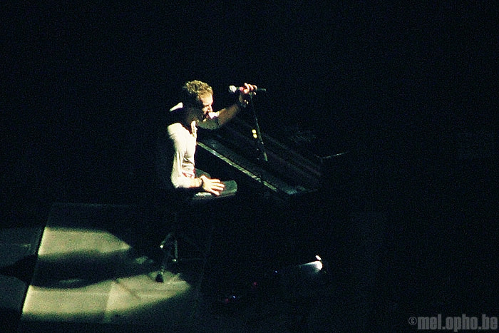 Coldplay at American Airlines Center, November 19, 2008. Photo by Devine Barry.