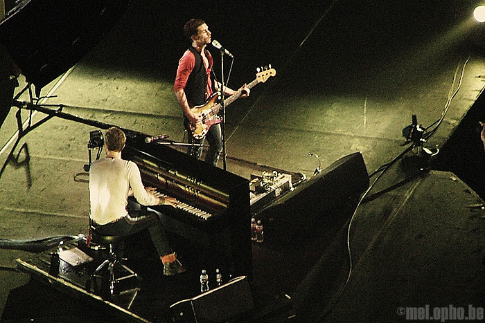 Coldplay at American Airlines Center, November 19, 2008. Photo by Devine Barry.