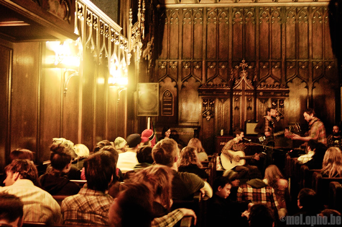 Phosphorescent at First Unitarian Church, November 22, 2008. Photo by Marie Forgeard.