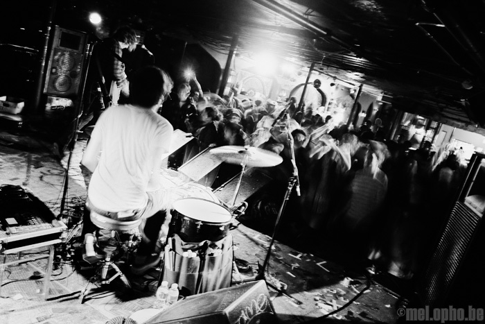 No Age at Middle East Downstairs, November 24, 2008. Photo by Joshua Bean.