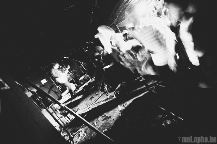 No Age at Middle East Downstairs, November 24, 2008. Photo by Joshua Bean.
