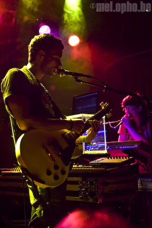 M83 at Neumos, November 25, 2008. Photo by Tighe McGillivray.