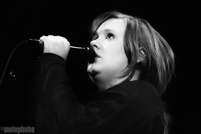 Adele at Somerville Theatre, January 14, 2009. Photo by Joshua Bean.