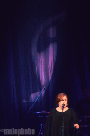 Adele at Somerville Theatre, January 14, 2009. Photo by Joshua Bean.