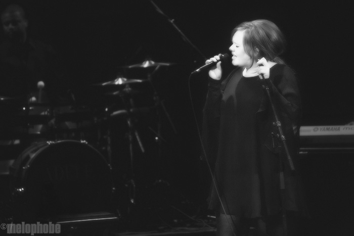 Adele at Somerville Theatre, January 14, 2009. Photo by Joshua Bean.