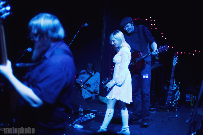 The Rosebuds at Bowery Ballroom, January 16, 2009. Photo by Dario Cantatore.