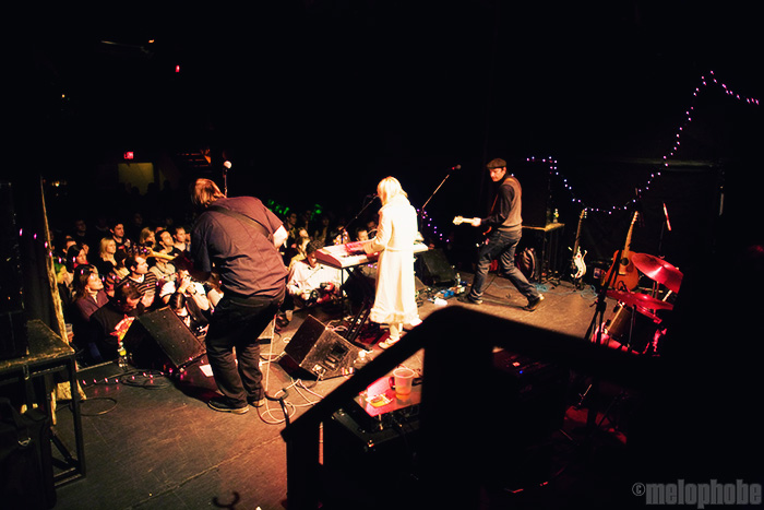 The Rosebuds at Bowery Ballroom, January 16, 2009. Photo by Dario Cantatore.