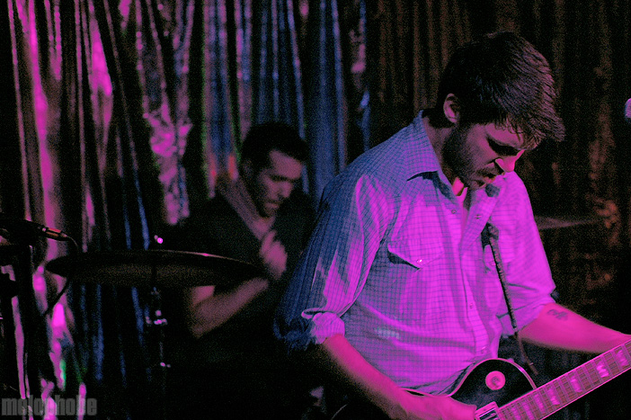 Cursive at The Barbary, January 20, 2009. Photo by Jesse Gimbel.