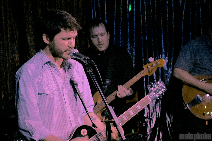Cursive at The Barbary, January 20, 2009. Photo by Jesse Gimbel.
