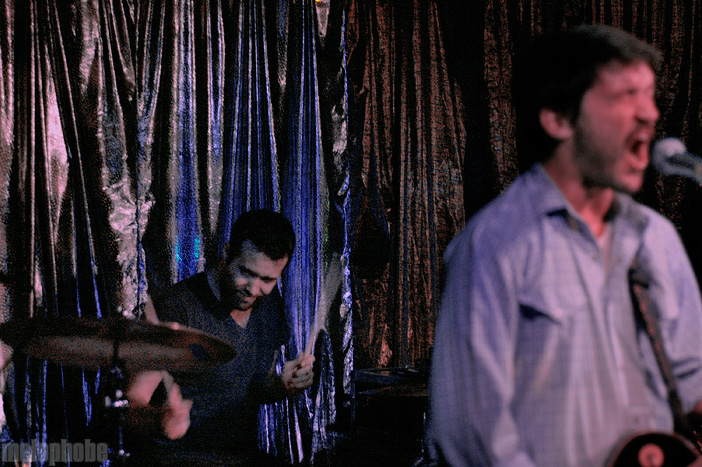 Cursive at The Barbary, January 20, 2009. Photo by Jesse Gimbel.