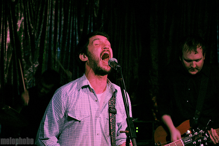 Cursive at The Barbary, January 20, 2009. Photo by Jesse Gimbel.
