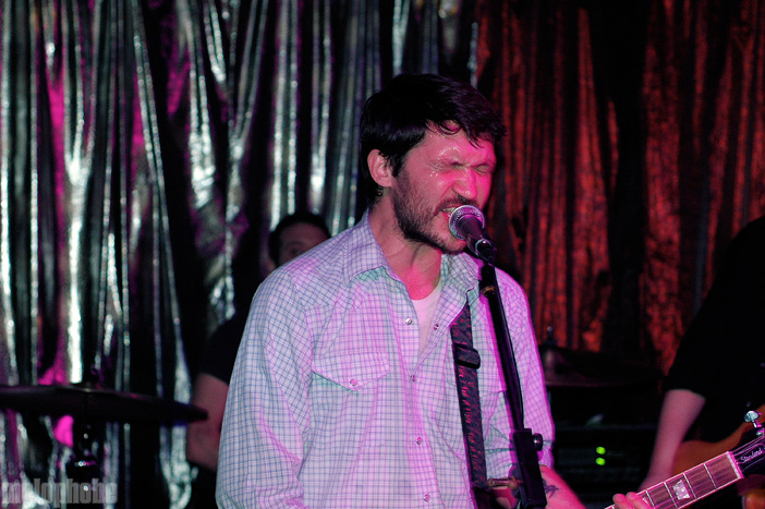 Cursive at The Barbary, January 20, 2009. Photo by Jesse Gimbel.