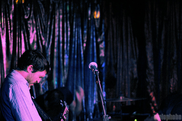 Cursive at The Barbary, January 20, 2009. Photo by Jesse Gimbel.
