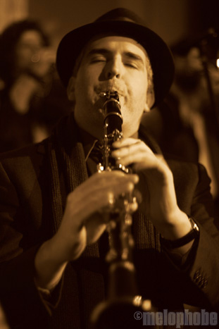 Orkestar Zirkonium at The Mix, January 23, 2009. Photo by Nicole Kristek.