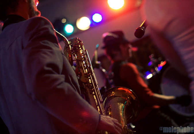 Orkestar Zirkonium at The Mix, January 23, 2009. Photo by Nicole Kristek.