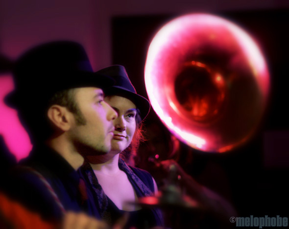 Orkestar Zirkonium at The Mix, January 23, 2009. Photo by Nicole Kristek.