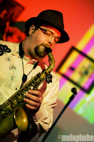 Orkestar Zirkonium at The Mix, January 23, 2009. Photo by Nicole Kristek.