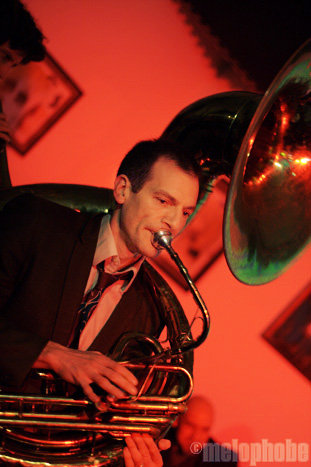 Orkestar Zirkonium at The Mix, January 23, 2009. Photo by Nicole Kristek.
