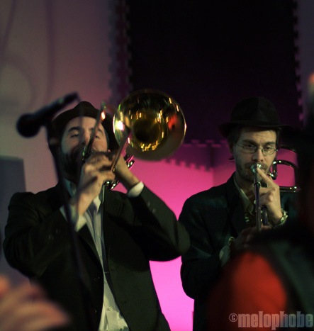 Orkestar Zirkonium at The Mix, January 23, 2009. Photo by Nicole Kristek.