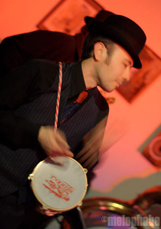 Orkestar Zirkonium at The Mix, January 23, 2009. Photo by Nicole Kristek.