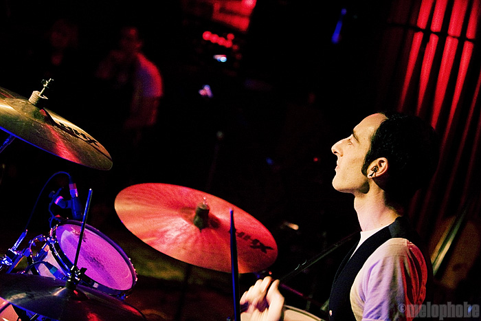 Sarah Rabdau and Self-Employed Assassins at Lizard Lounge, January 23, 2009. Photo by Ari Sommer.