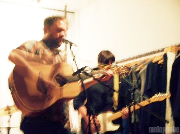 Frightened Rabbit at Reward Boutique, January 29, 2009. Photo by Jess Kelso.