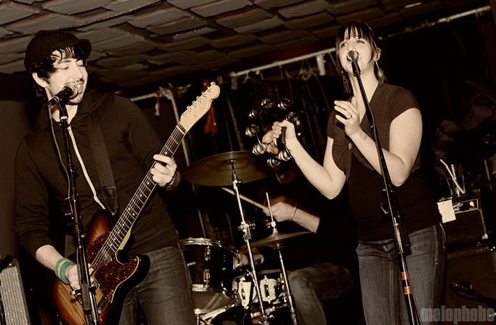 Adam and Dave's Bloodline at M Room, February 3, 2009. Photo by Katie Riggan.